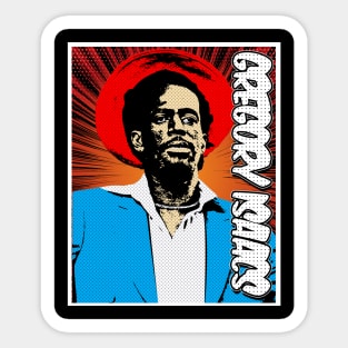 Gregory Isaacs Pop Art  Design Sticker